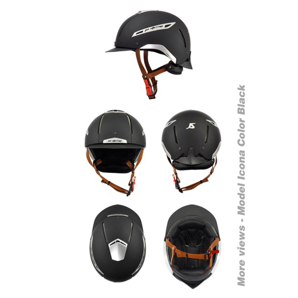 Jin Icona Colour Helmet Black