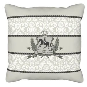 Beaux Chevaux Cushion TD4402