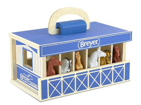 Breyer Stablemates Farms Wooden Carry Case