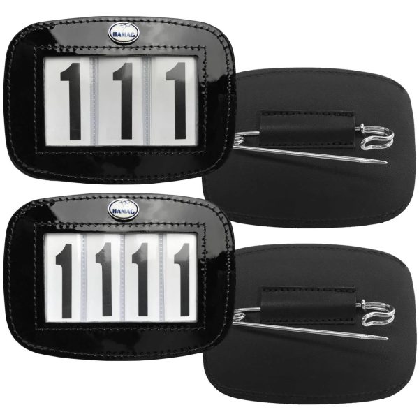 Hamag Patent Leather Saddle Cloth Numbers