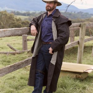 Nullabor Oilskin Coat Full Length