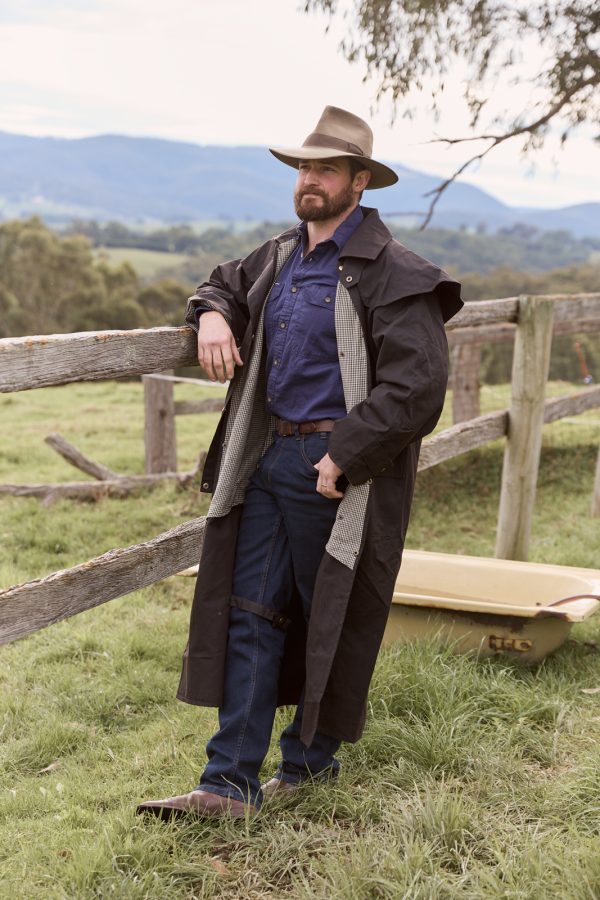 Nullabor Oilskin Coat Full Length