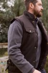 Nullarbor Fleece Oilskin Vest