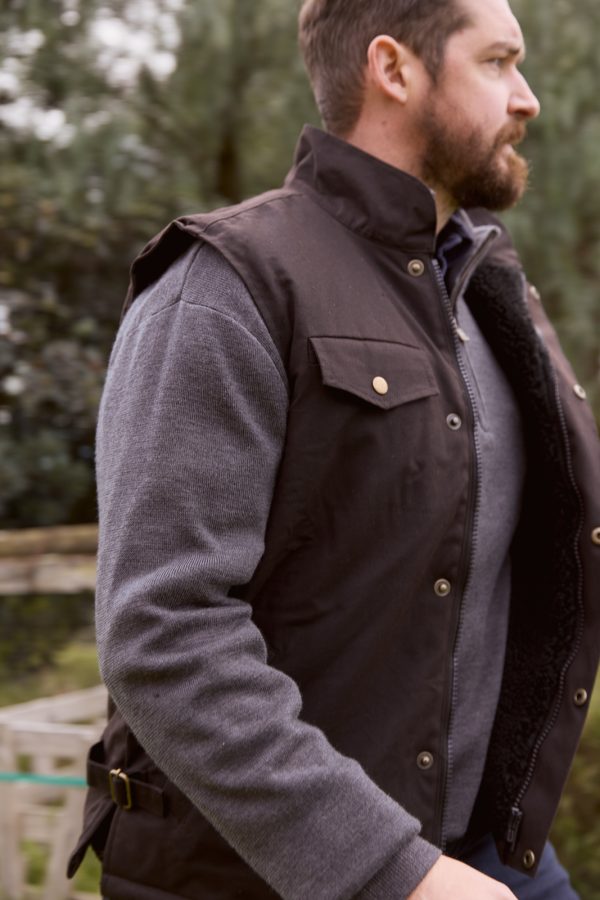 Nullarbor Fleece Oilskin Vest