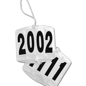 Plastic Bridle Numbers 4 Digit